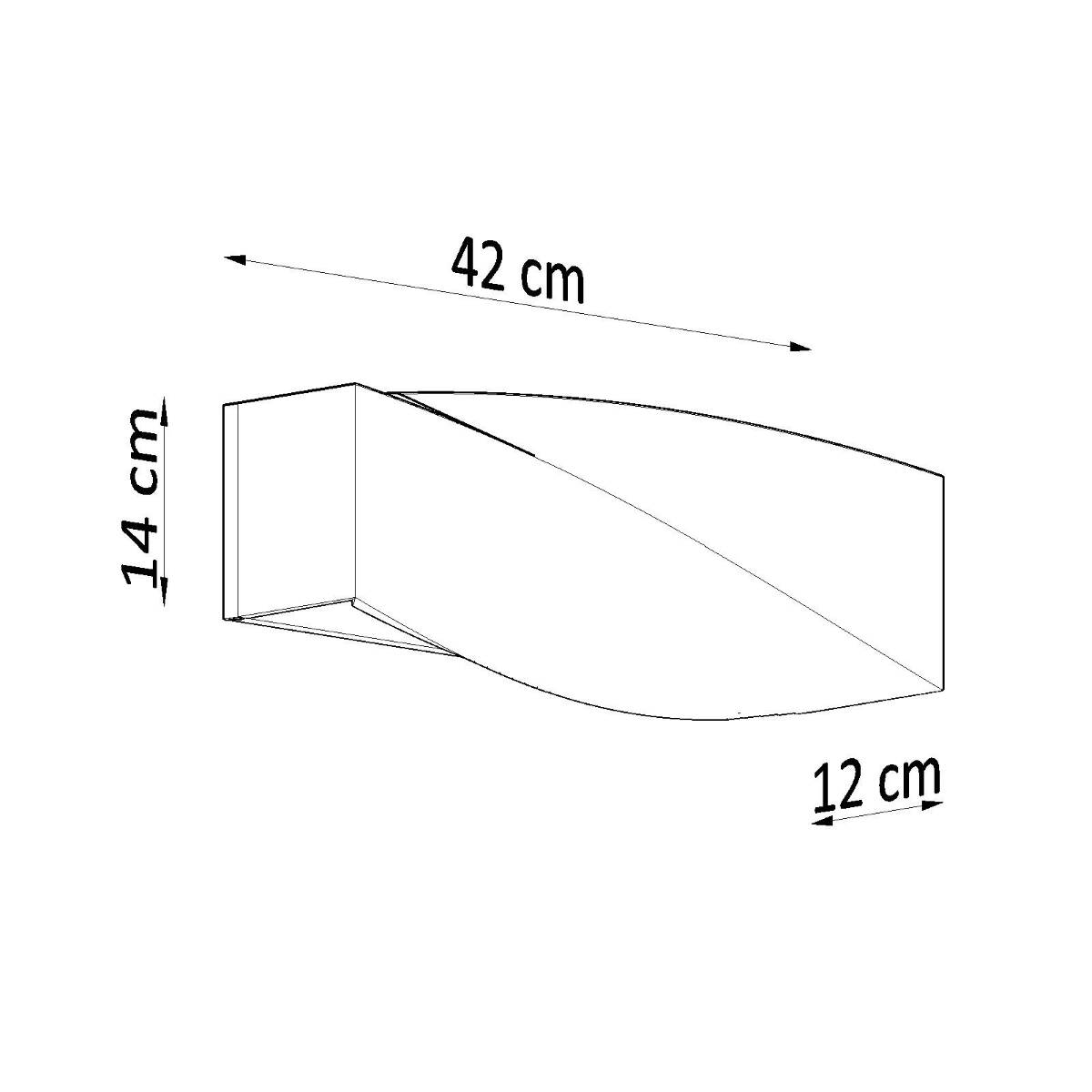 Beton-Wandleuchte "Sigma"