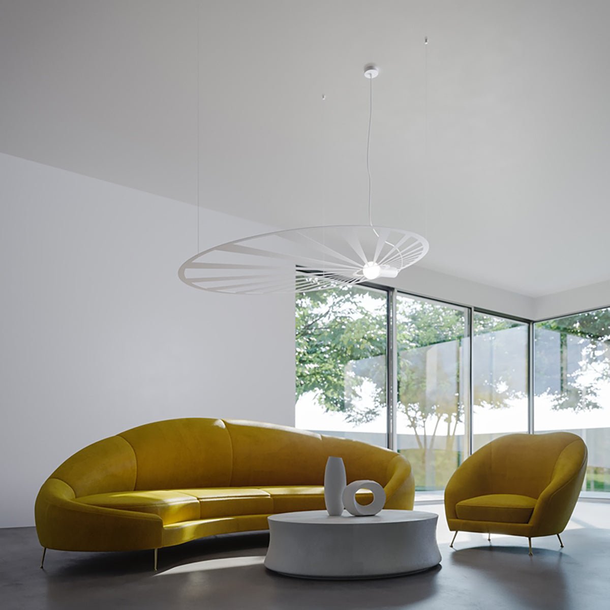 Hängeleuchte "LEHDET" – Pendelleuchte in Weiß | Dexity Lichtdesign