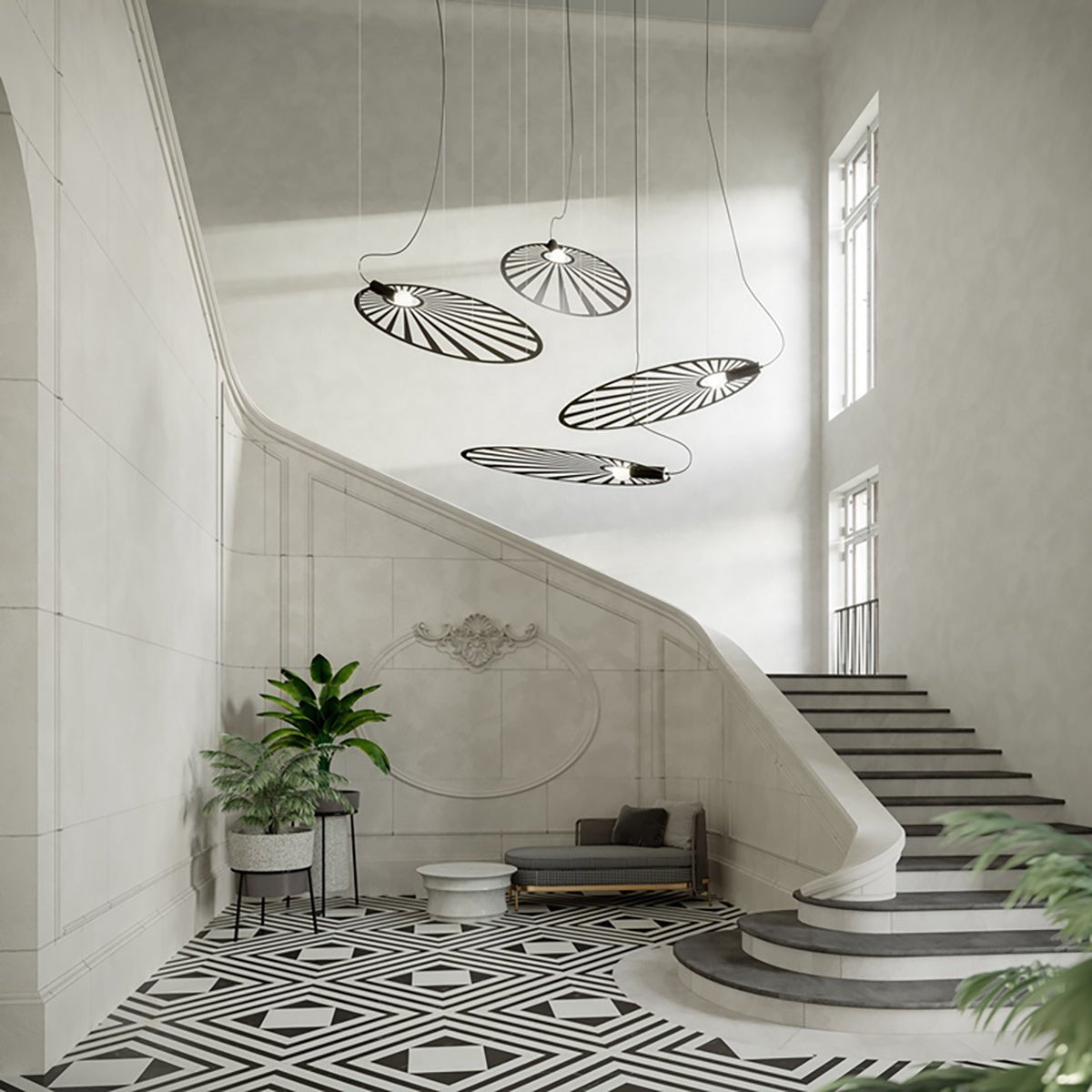 Hängeleuchte "LEHDET" – Pendelleuchte in Schwarz | Dexity Lichtdesign