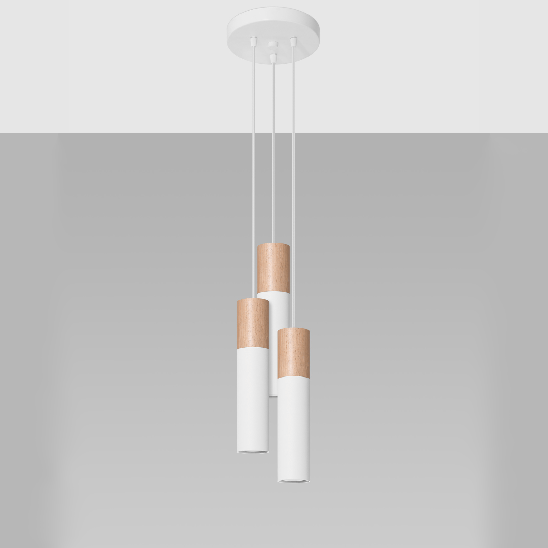 Hängeleuchte „Pablo 3P“ – Pendelleuchten in Weiß | Dexity Lichtdesign