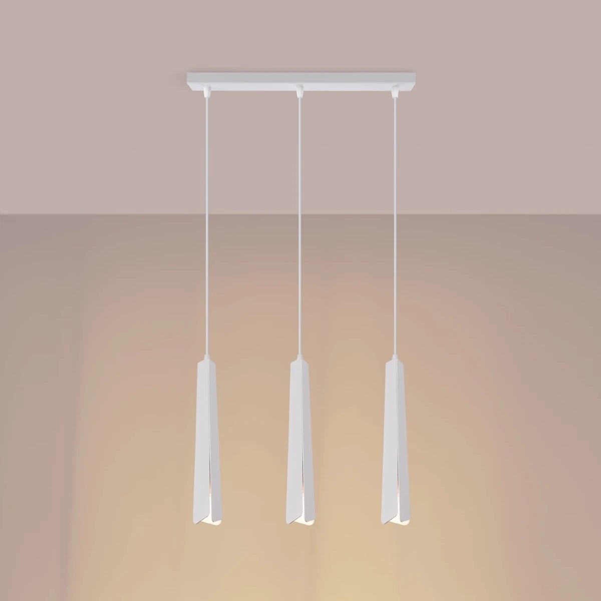 Hängeleuchte "PRYSM 3L" – Pendelleuchten in Weiß | Dexity Lichtdesign