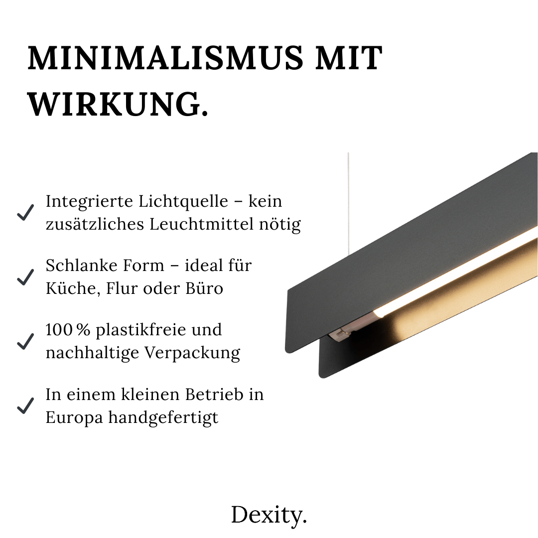 Hängeleuchte „Spark“ – Pendelleuchten in Schwarz | Dexity Lichtdesign