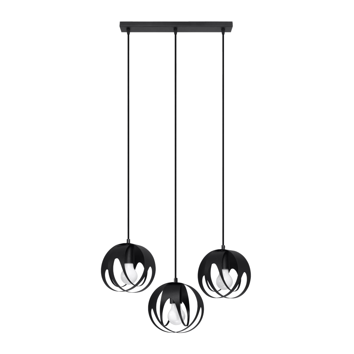 Hängeleuchte "TULOS 3L" – Pendelleuchten in Schwarz | Dexity Lichtdesign