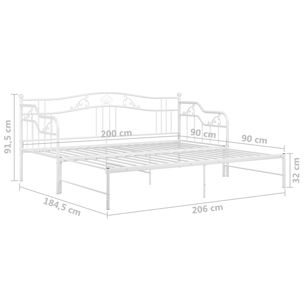 Tagesbett-Gestell 90x200 cm