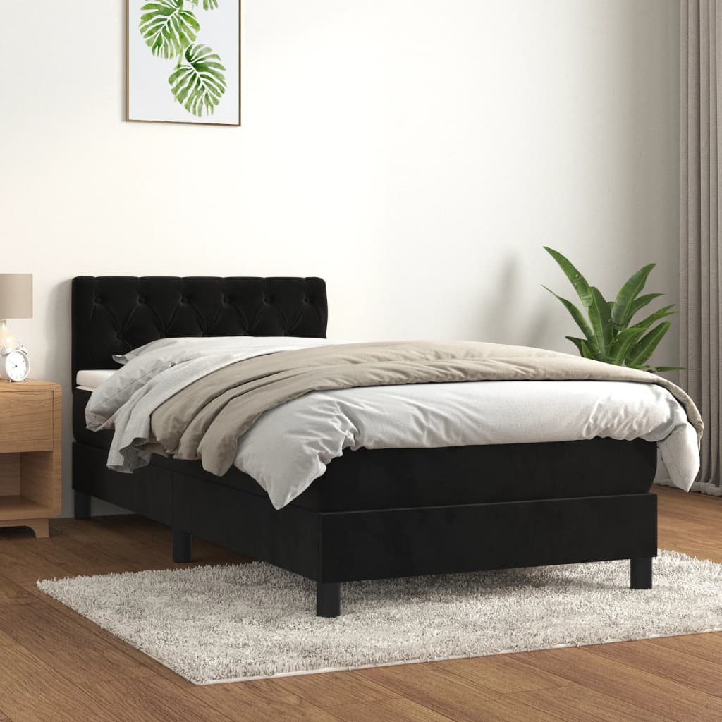 Boxspringbett ''Stitched'' mit Matratze 80x200 cm