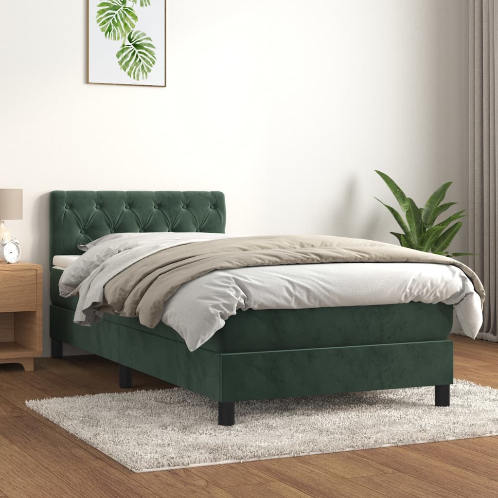 Boxspringbett ''Stitched'' mit Matratze 80x200 cm