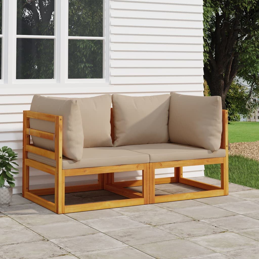 Gartensofa 141x70,5x65 cm Akazienholz