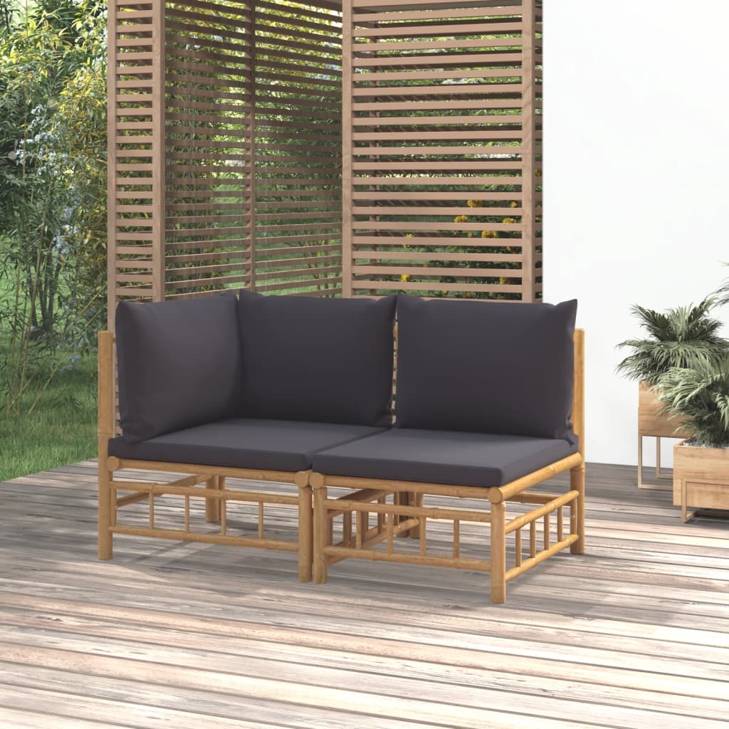 Gartensofa 69x69x65 cm Bambus