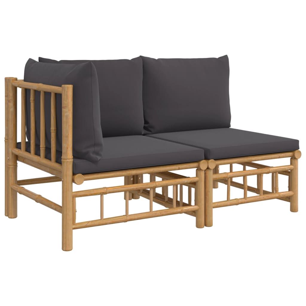 Gartensofa 69x69x65 cm Bambus