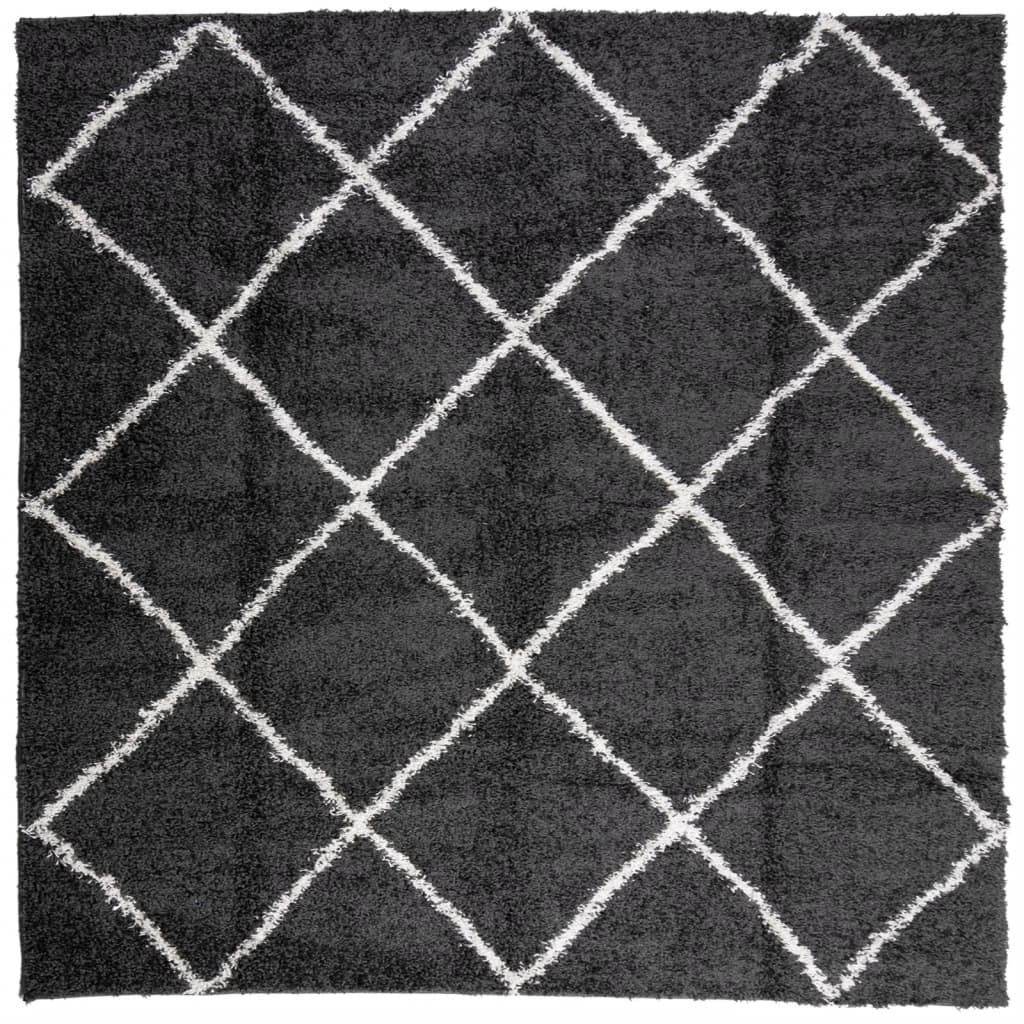 Shaggy-Teppich Schwarz - 30mm Hochflor