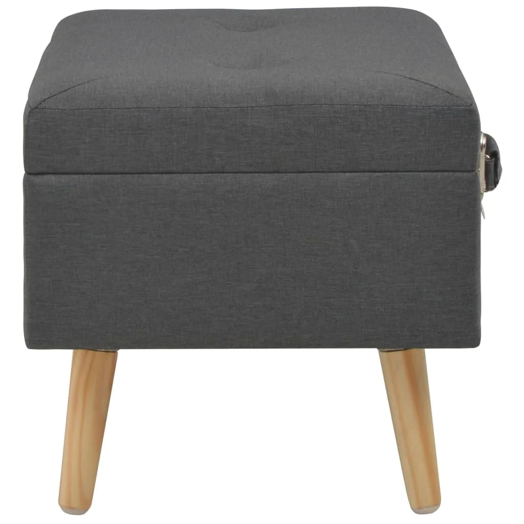 Hocker mit Stauraum Stoff