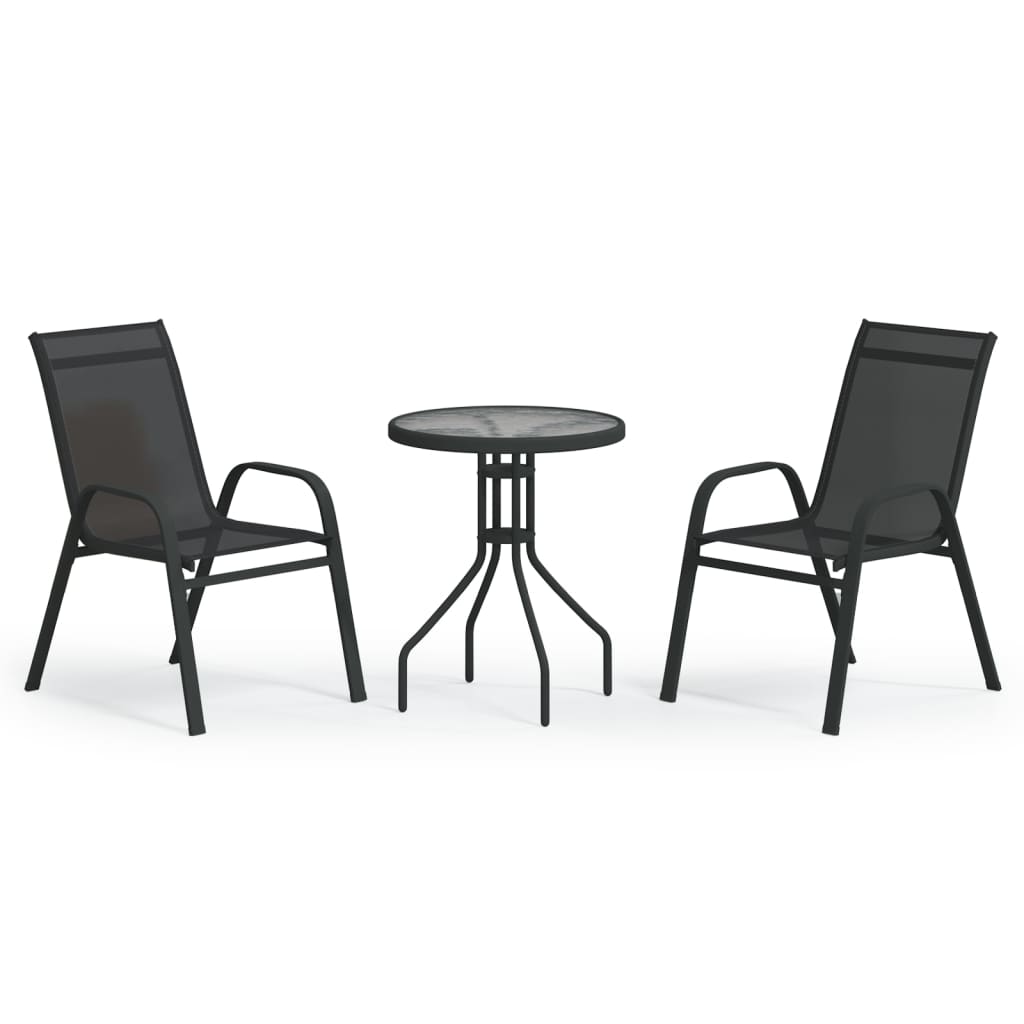 3-tlg. Garten-Bistro-Set