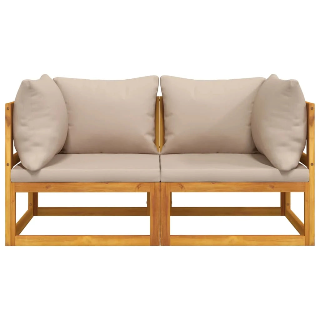 Gartensofa 141x70,5x65 cm Akazienholz