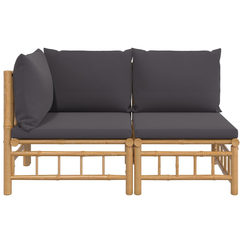 Gartensofa 69x69x65 cm Bambus