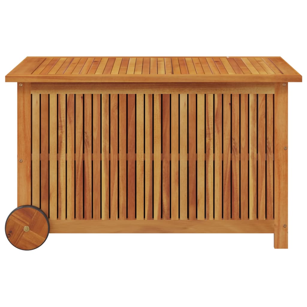 Gartenbox mit Rollen Akazienholz