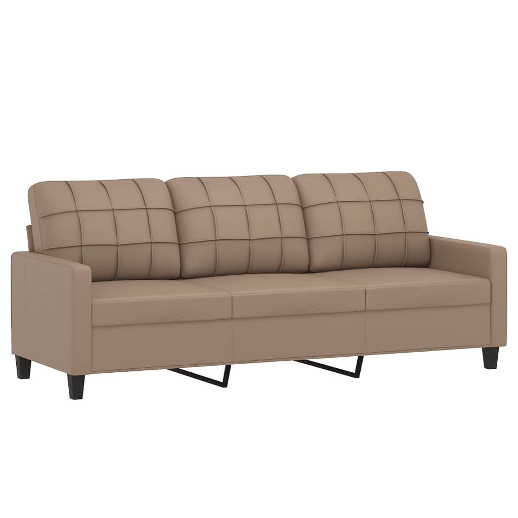 3-Sitzer Sofa mit Hocker 180 cm