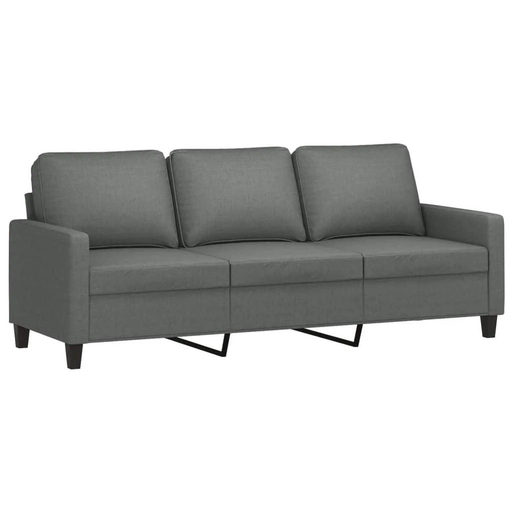 3-Sitzer Sofa mit Hocker 180 cm