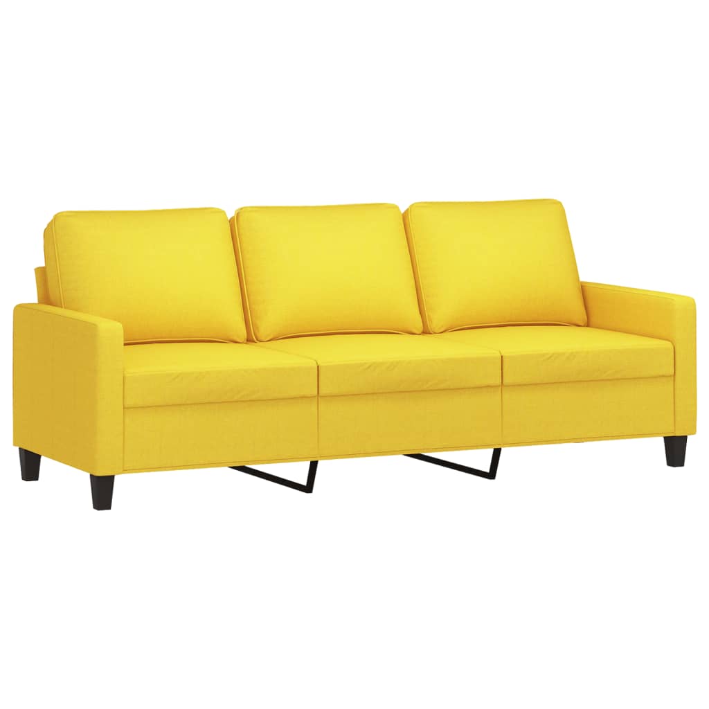 3-Sitzer Sofa mit Hocker 180 cm