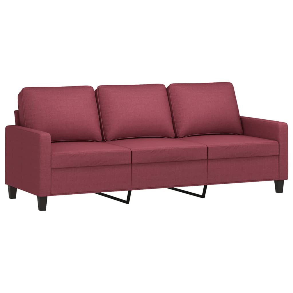 3-Sitzer Sofa mit Hocker 180 cm