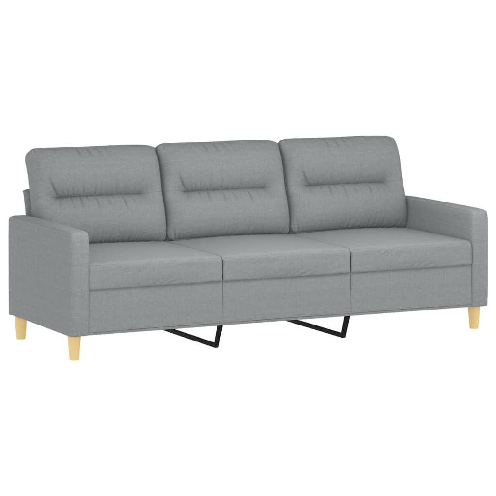 3-Sitzer Sofa mit Hocker 180 cm