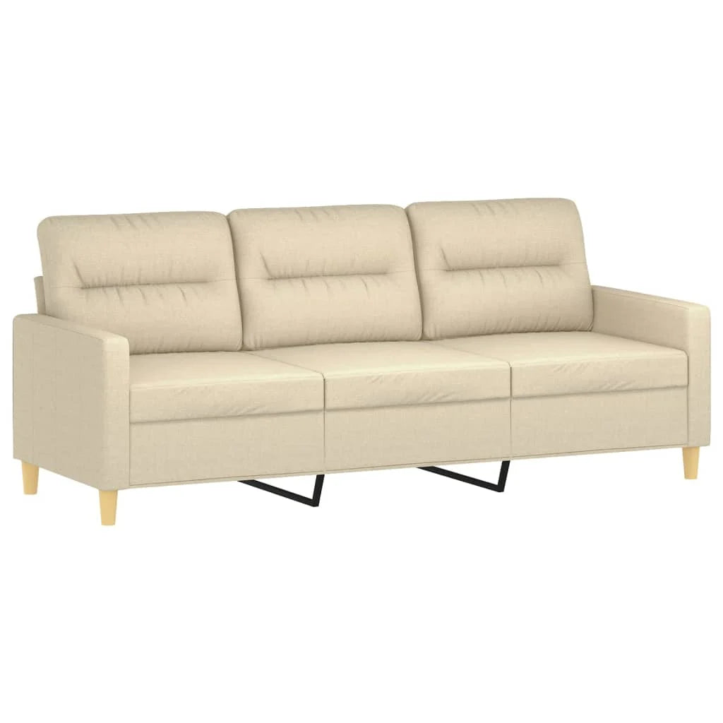 3-Sitzer Sofa mit Hocker 180 cm