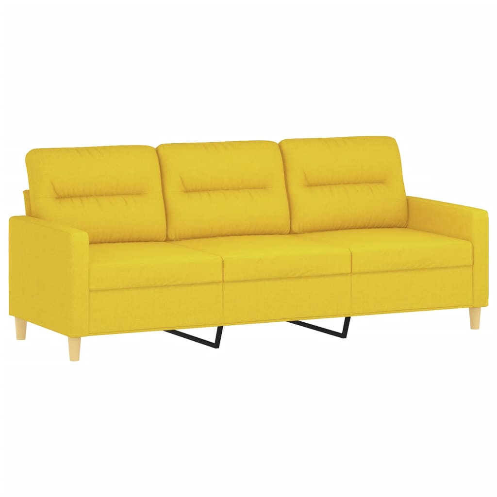 3-Sitzer Sofa mit Hocker 180 cm