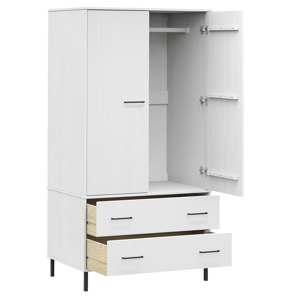 Kleiderschrank 90x55x172,5cm Kiefernholz