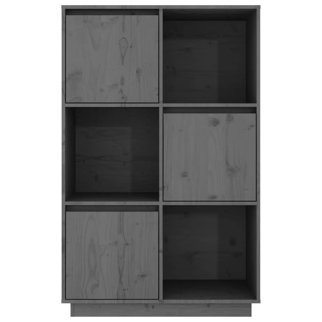 Highboard 74x35x117 cm Massives Kiefernholz