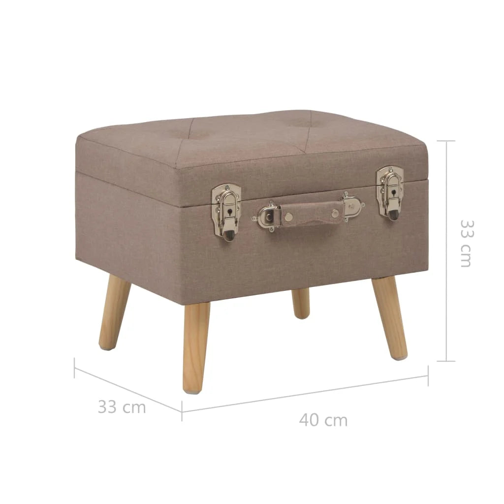 Hocker mit Stauraum Stoff