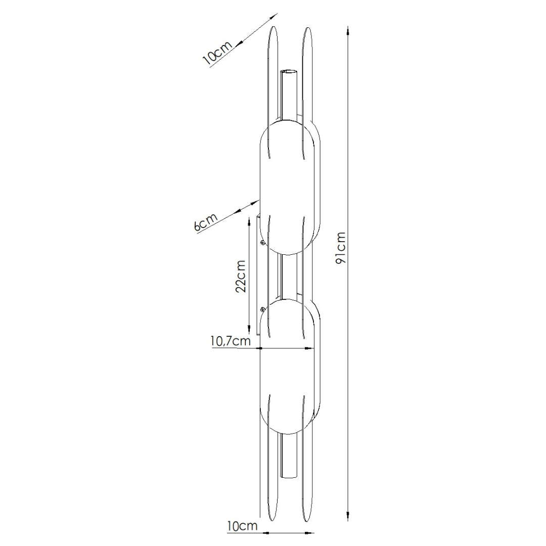 Wandleuchte "CHAIN 91" 3000K