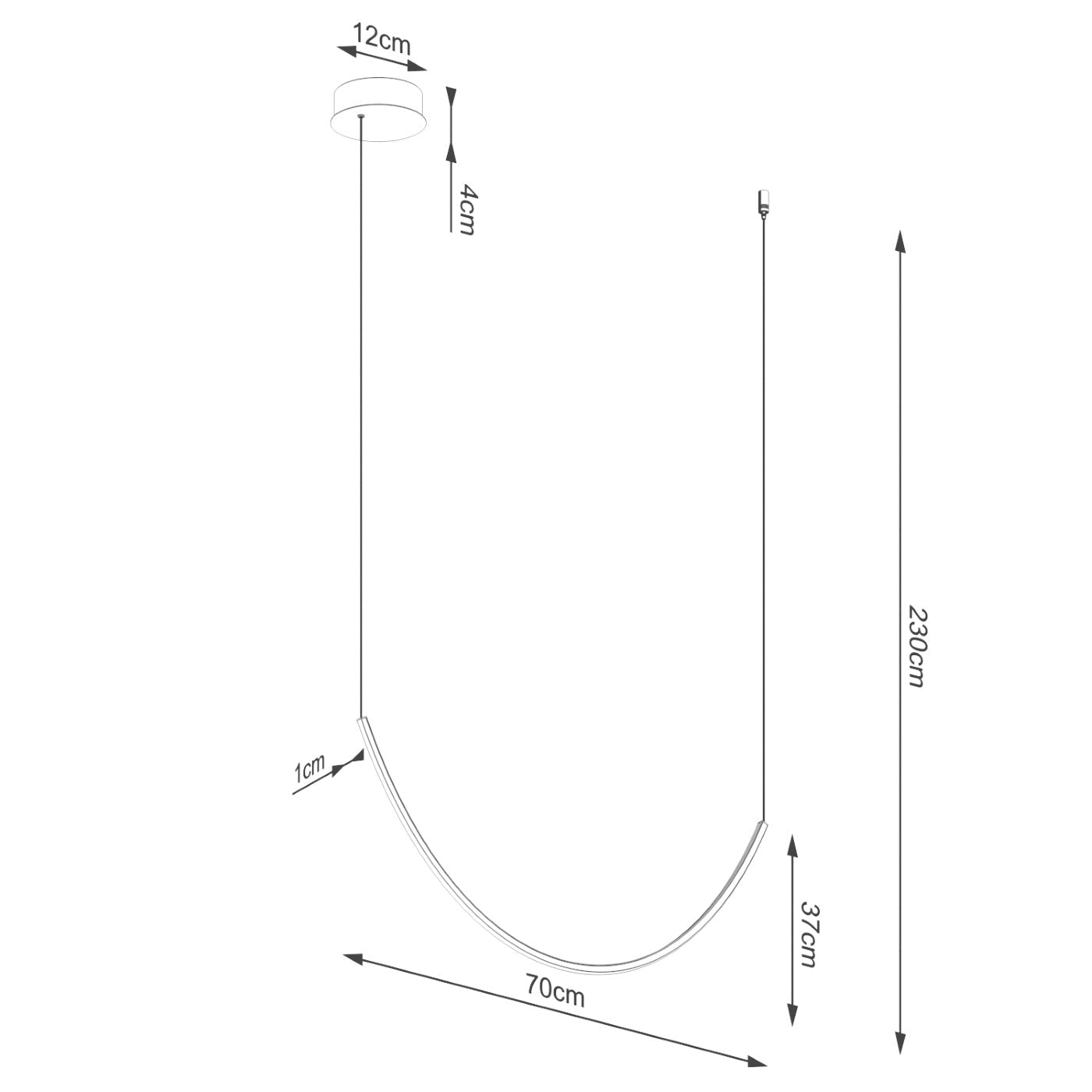 Kronleuchter "ALVAR 1" 3000K – Pendelleuchte in | Dexity Lichtdesign