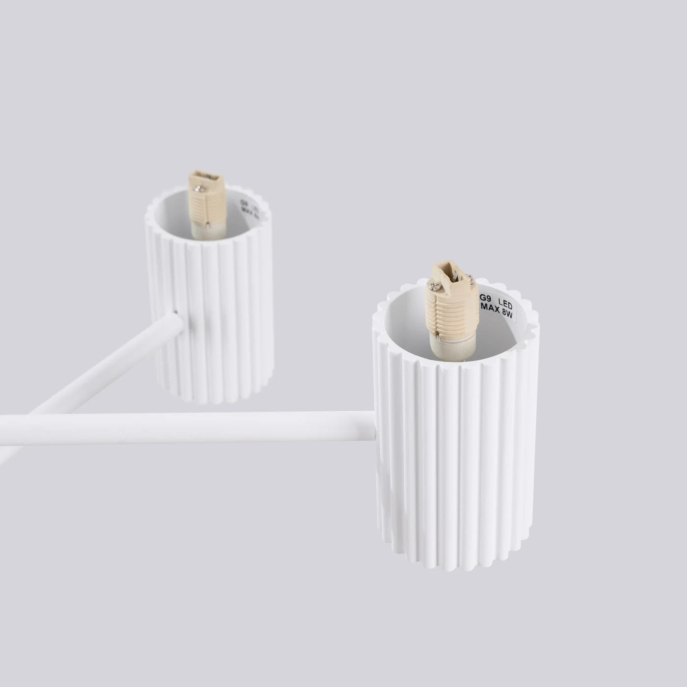 Kronleuchter "HALO 6" – in Weiß | Dexity Lichtdesign