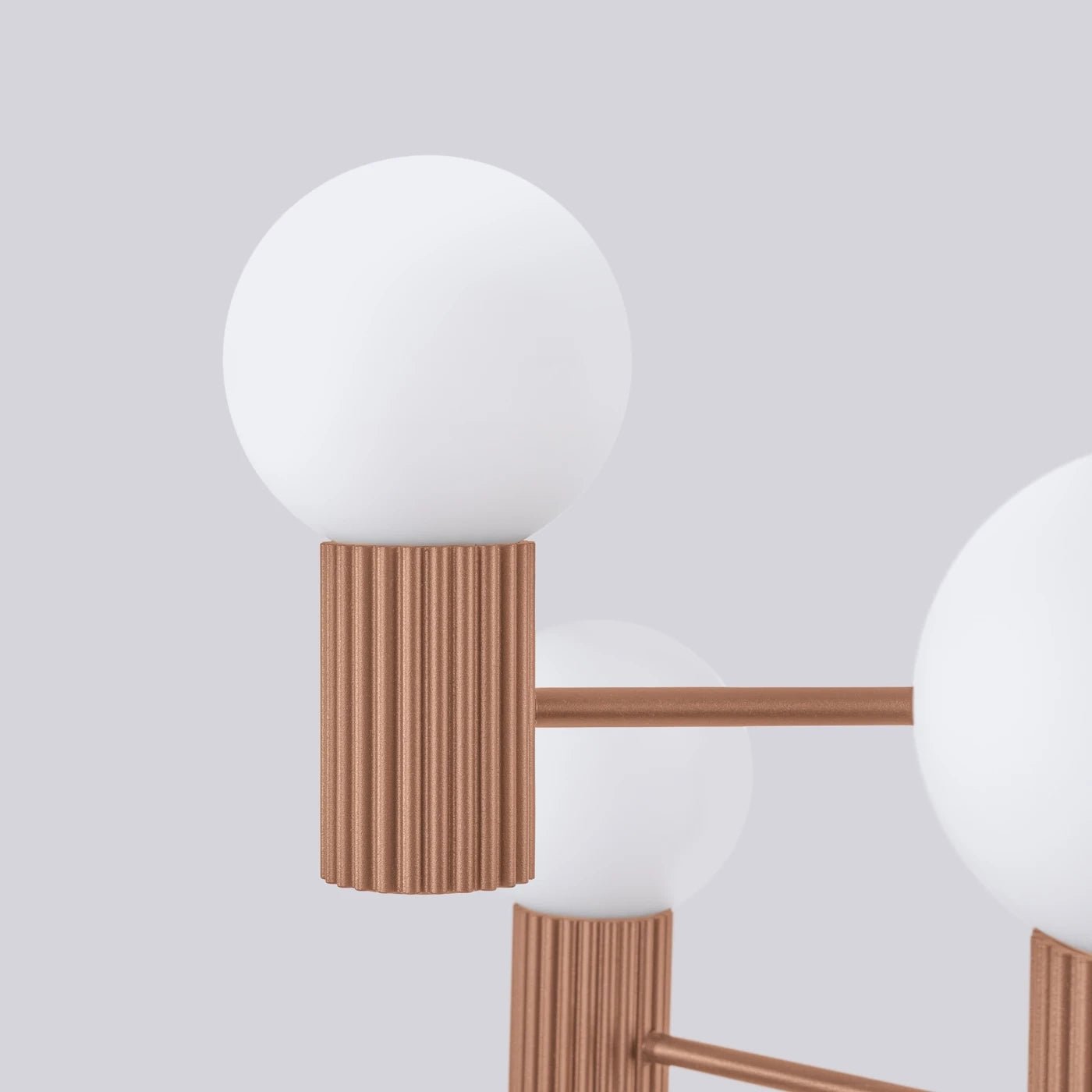 Kronleuchter "HALO 6" – in Mokka | Dexity Lichtdesign