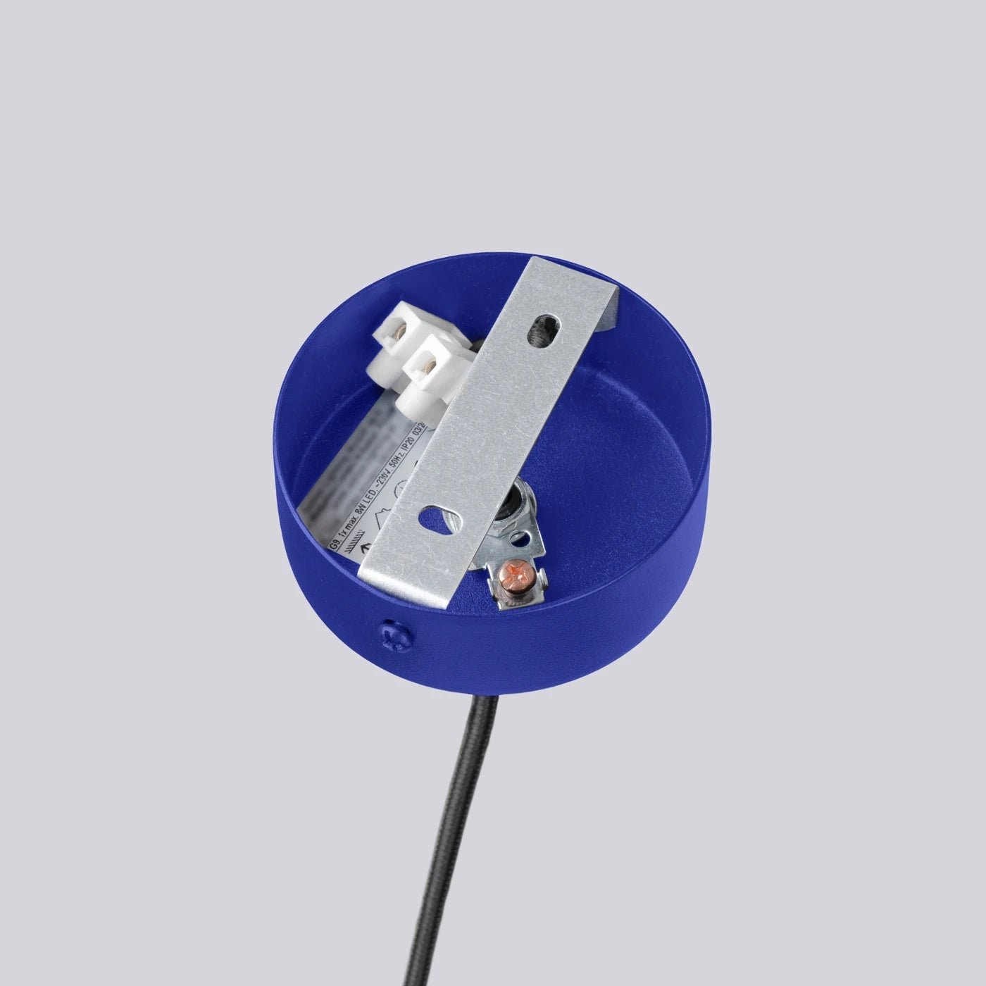 Kronleuchter "HALO 6" – in Ultramarin | Dexity Lichtdesign