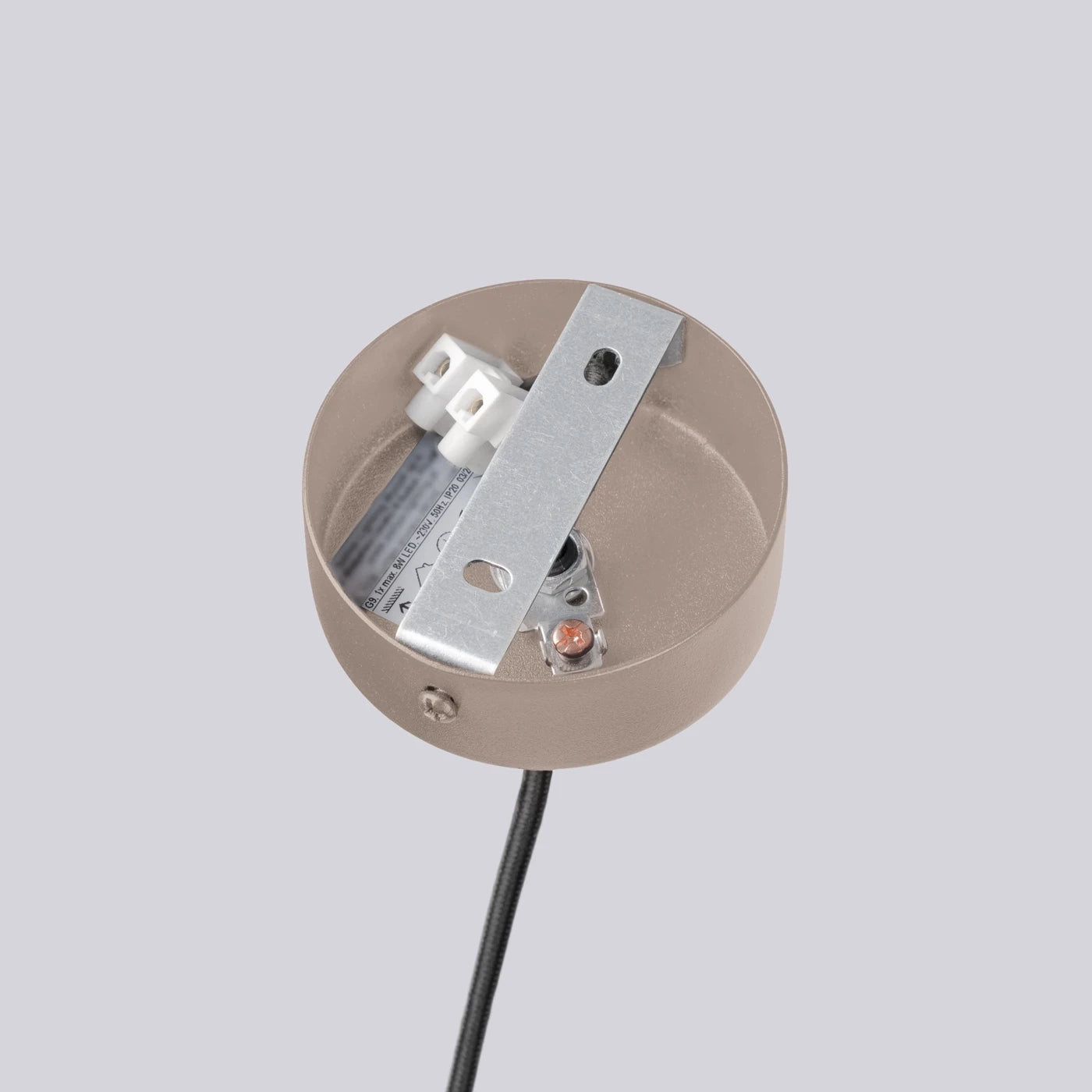 Kronleuchter "HALO 6" – in Taupe | Dexity Lichtdesign