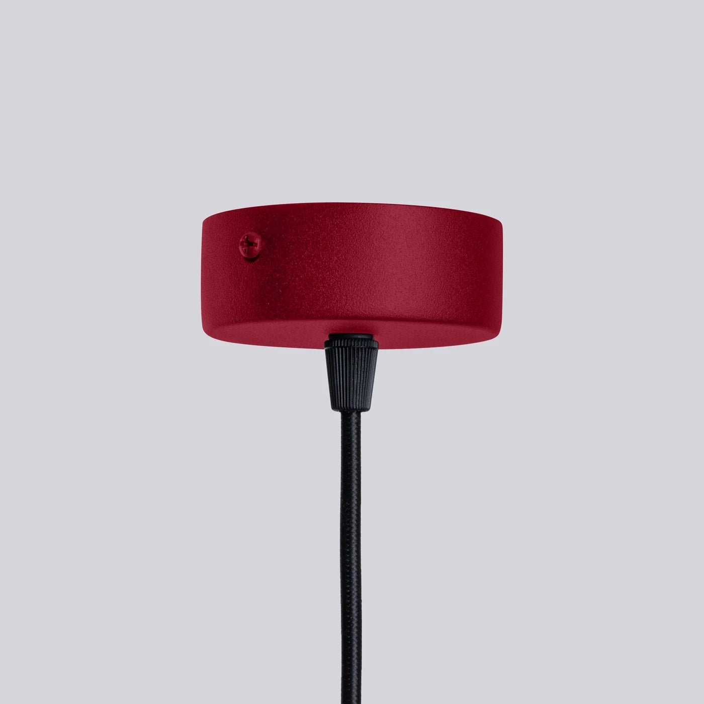 Kronleuchter "HALO 6" – in Burgunderrot | Dexity Lichtdesign