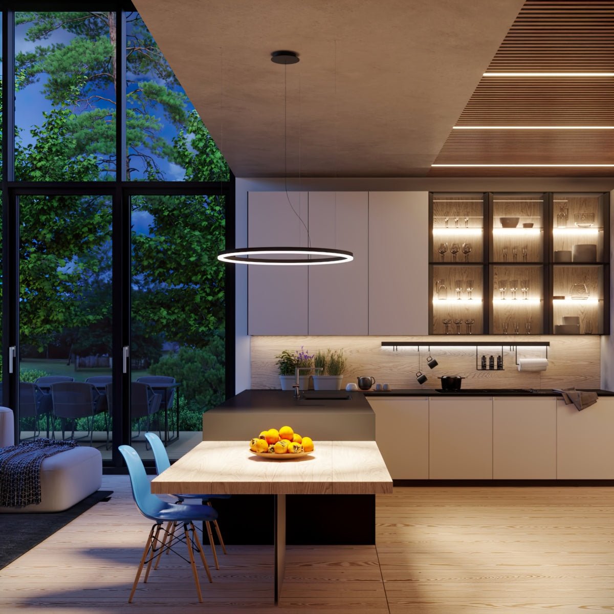 Kronleuchter "ODA 80" 3000K – Pendelleuchte in | Dexity Lichtdesign