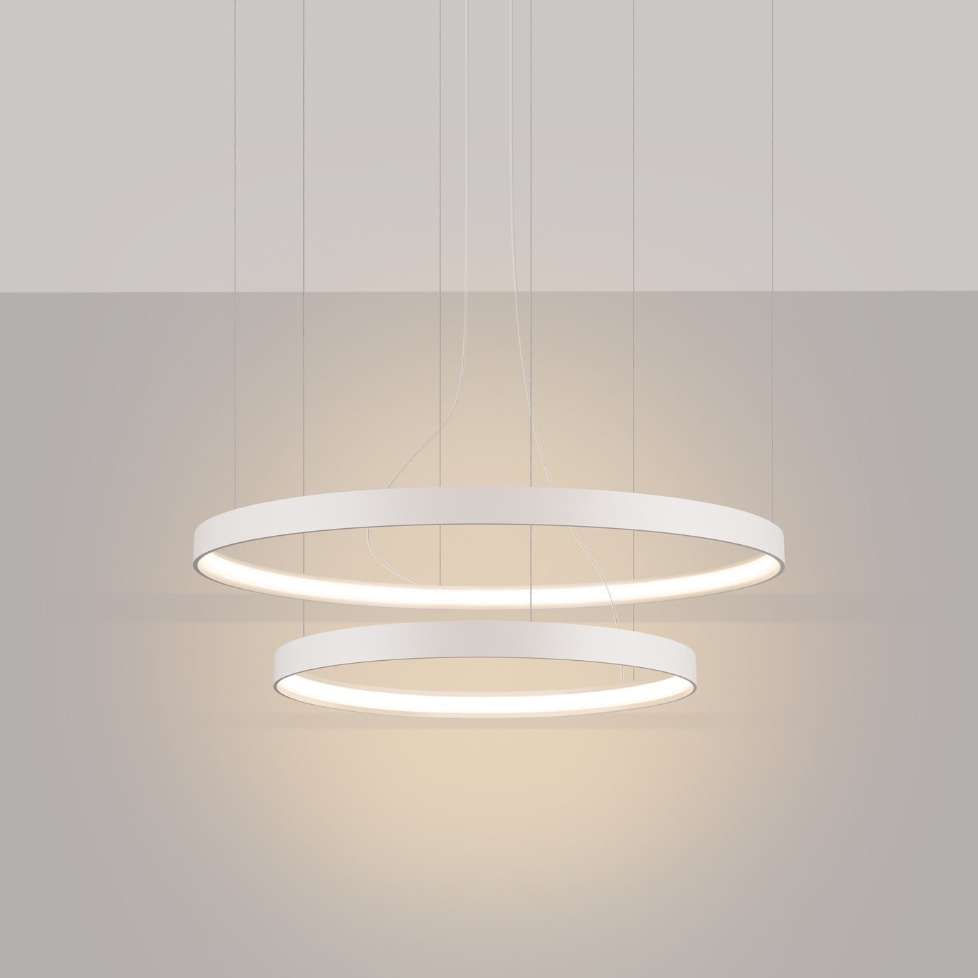 Kronleuchter "RIO 2" 3000K – Pendelleuchte in Beige | Dexity Lichtdesign