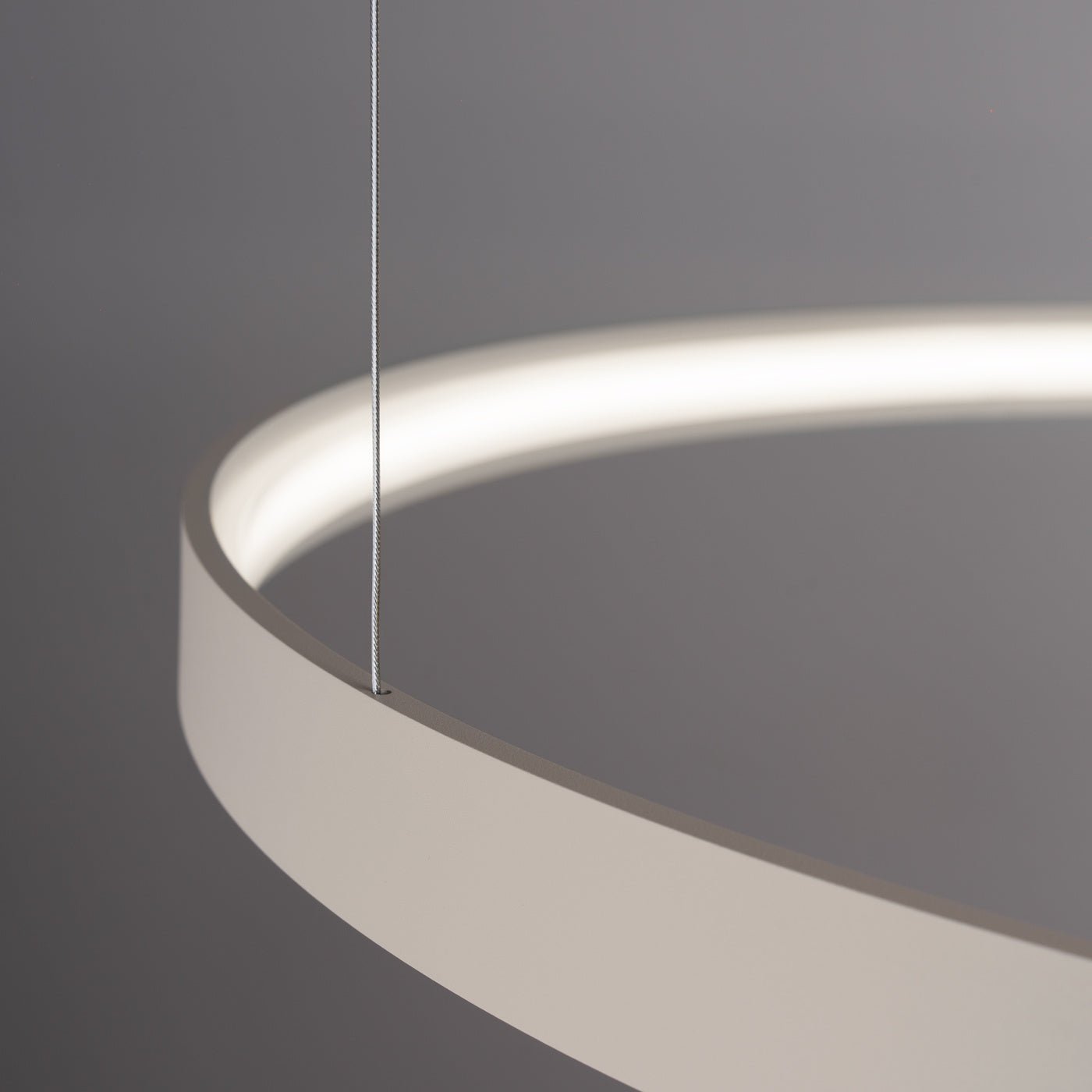 Kronleuchter "RIO 2" 4000K – Pendelleuchte in Beige | Dexity Lichtdesign