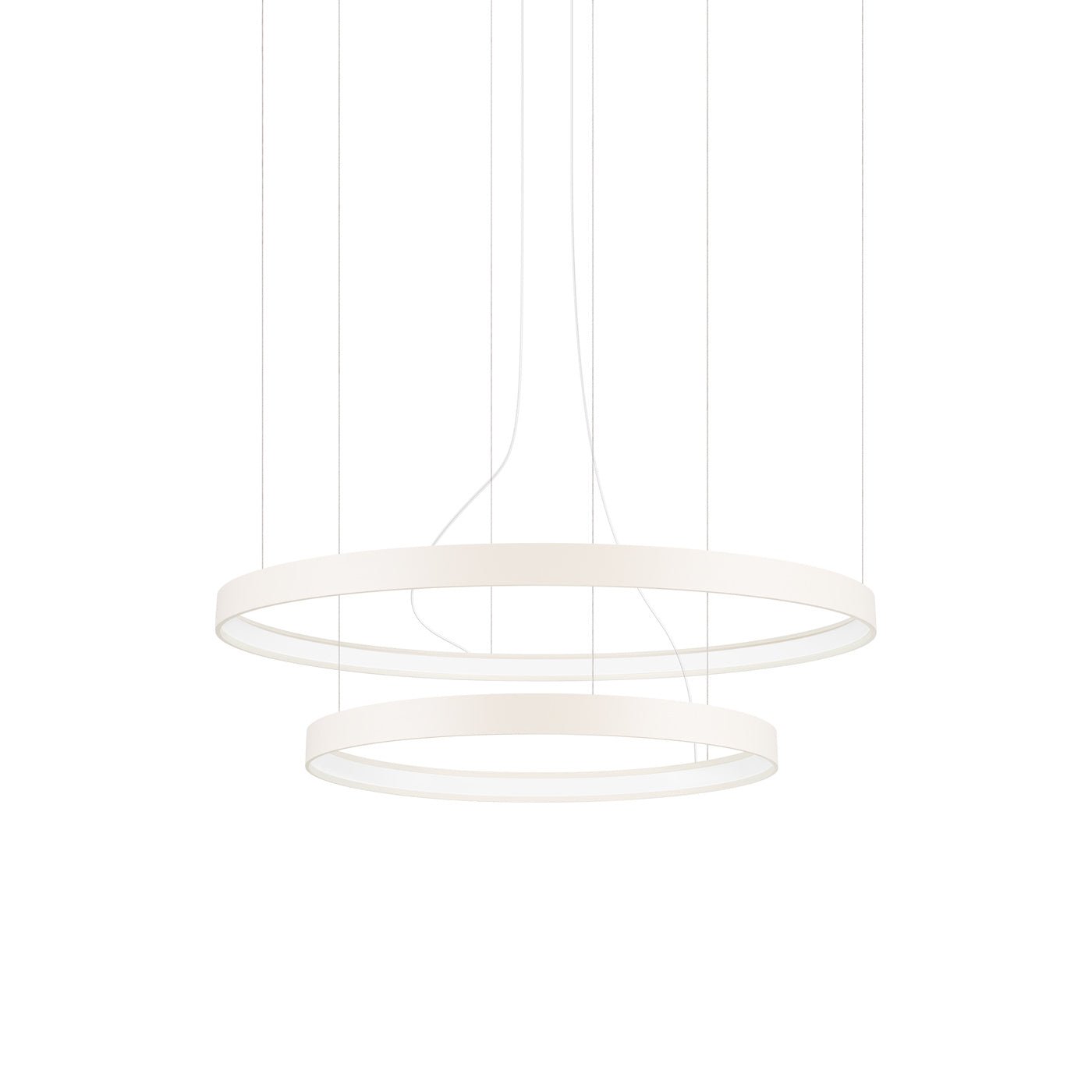 Kronleuchter "RIO 2" 4000K – Pendelleuchte in Beige | Dexity Lichtdesign