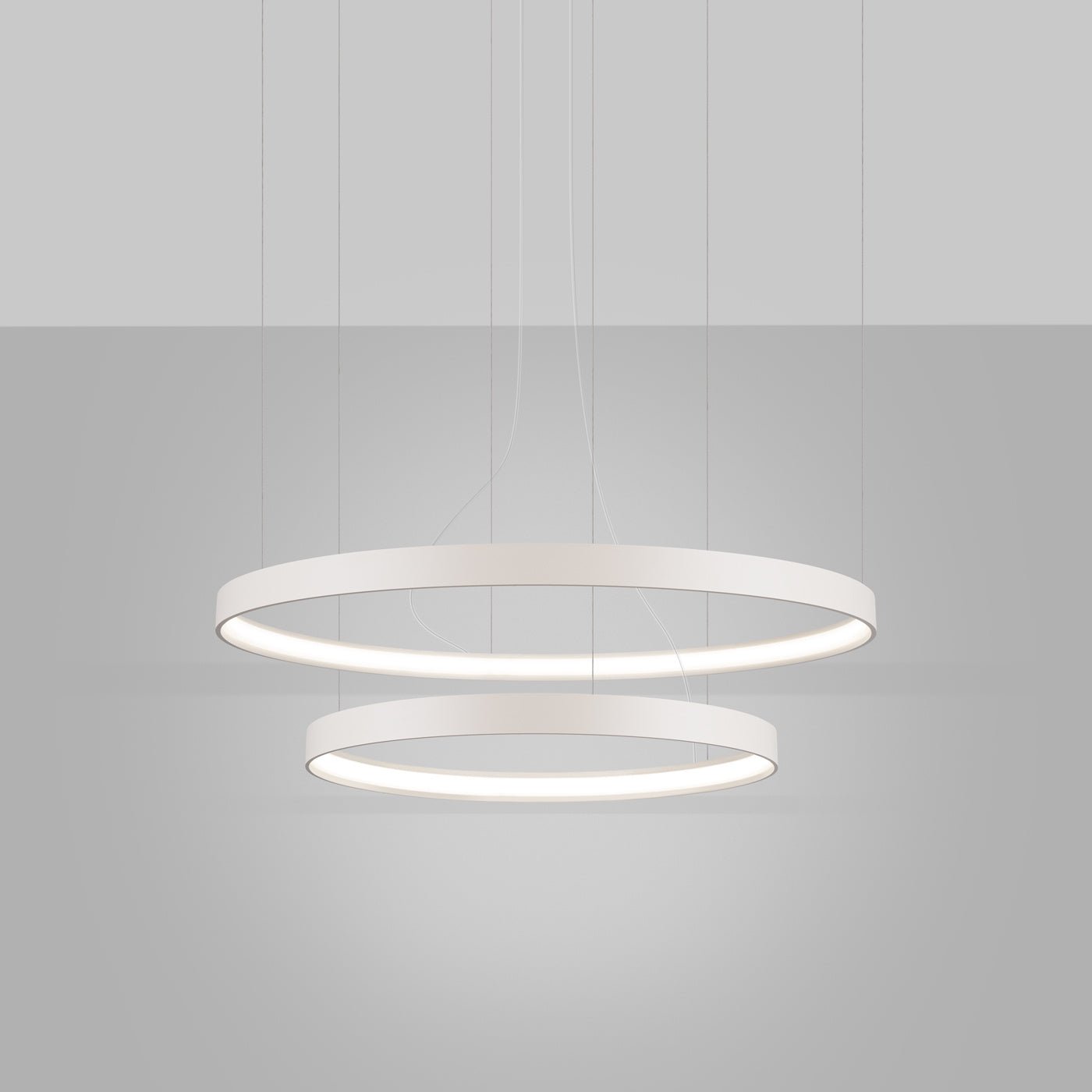 Kronleuchter "RIO 2" 4000K – Pendelleuchte in Beige | Dexity Lichtdesign