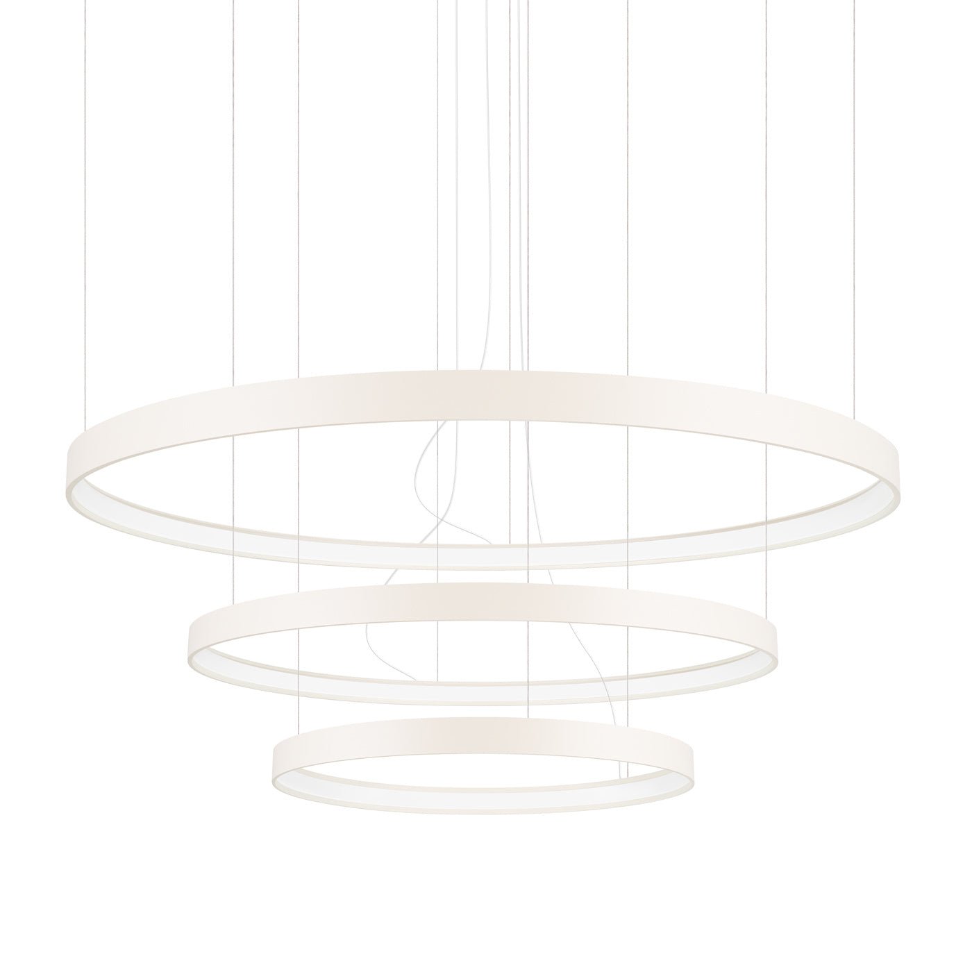 Kronleuchter "RIO 3" 4000K – Pendelleuchte in Beige | Dexity Lichtdesign