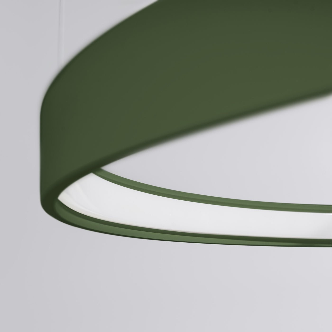 Kronleuchter "RIO 3" 4000K – Pendelleuchte in Olivgrün | Dexity Lichtdesign