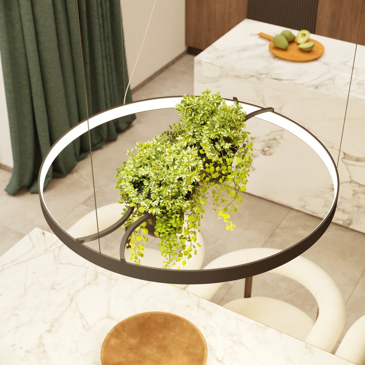 Kronleuchter "RIO BIO 78" 4000K – Pendelleuchte in | Dexity Lichtdesign