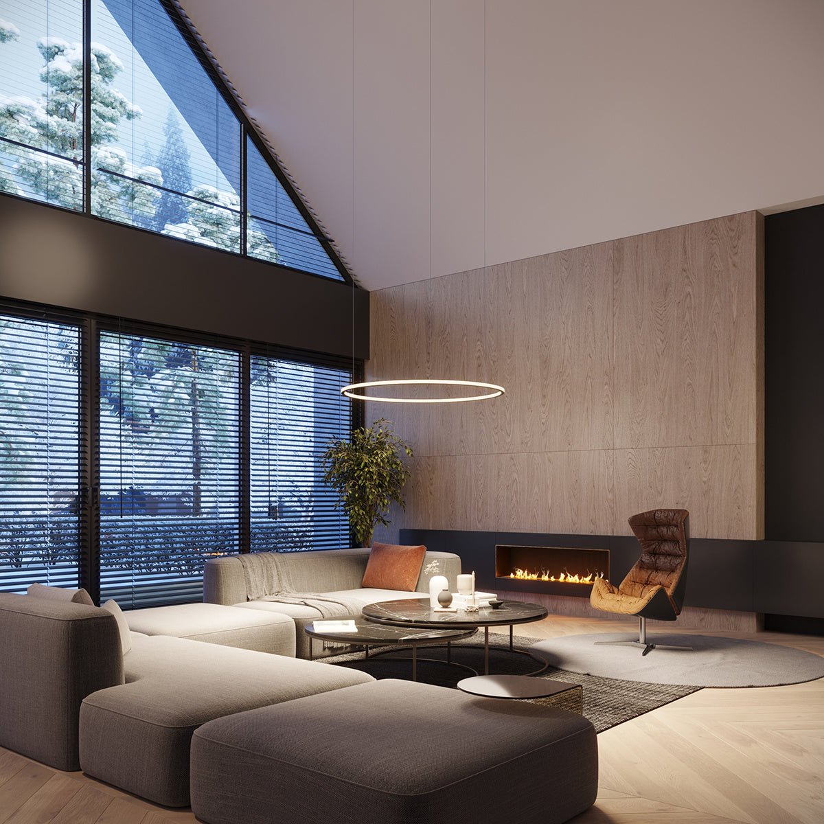 Kronleuchter "RISA 90" 3000K – Pendelleuchte in | Dexity Lichtdesign