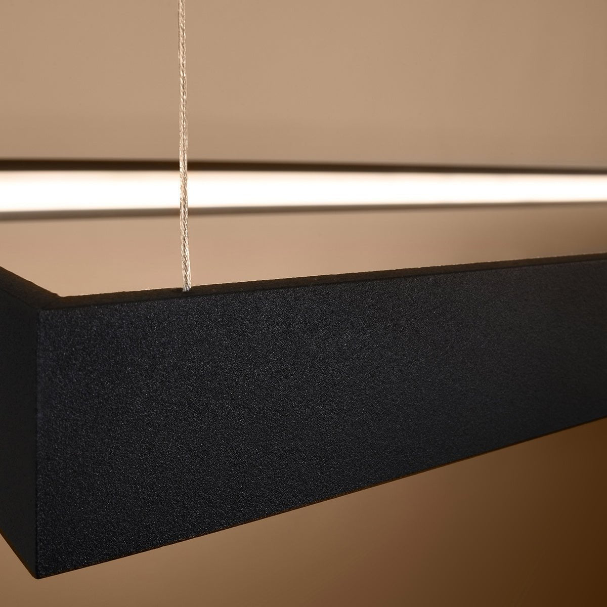 Kronleuchter "TUULA L" 3000K – Pendelleuchte in Schwarz | Dexity Lichtdesign