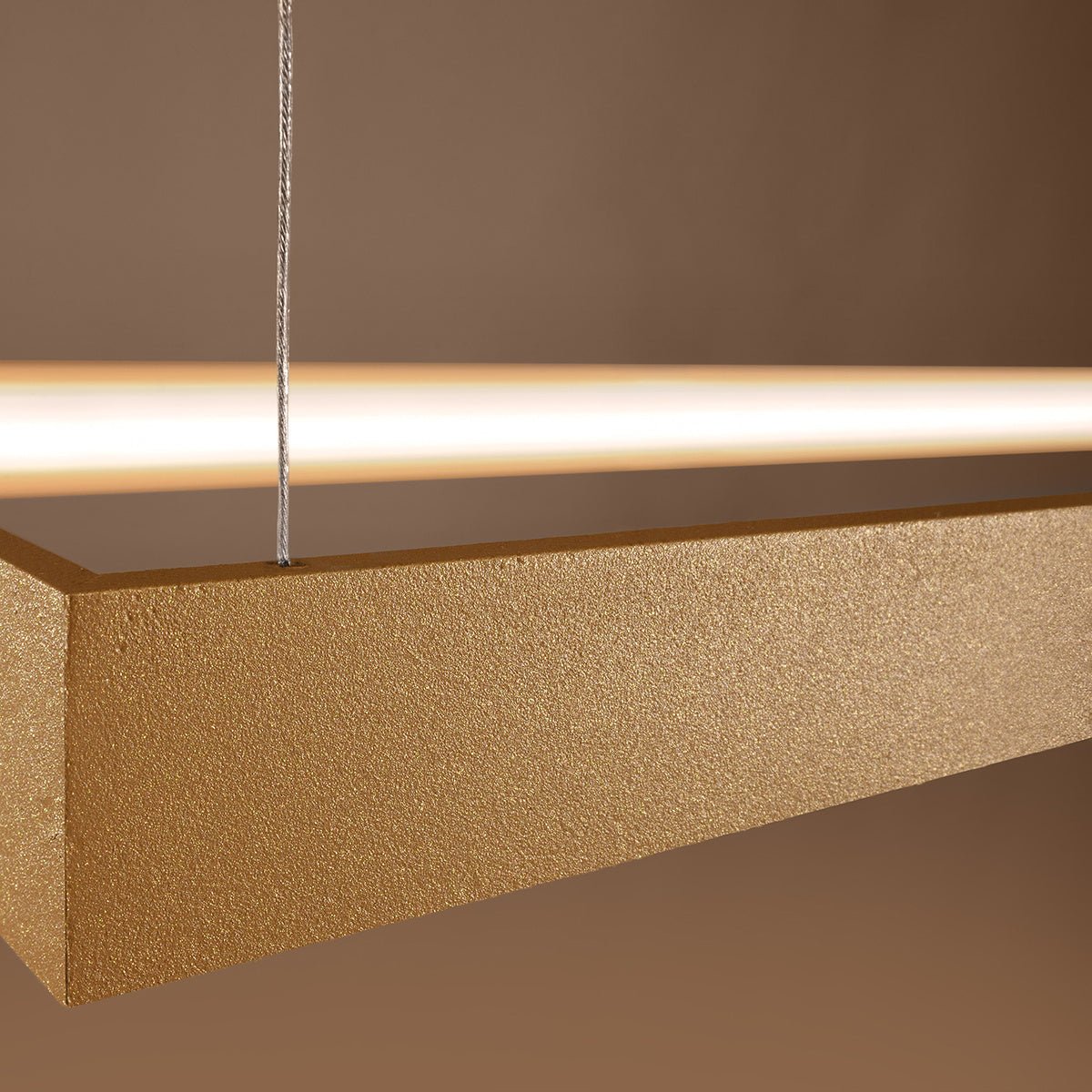 Kronleuchter "TUULA L" 3000K – Pendelleuchte in Golden | Dexity Lichtdesign