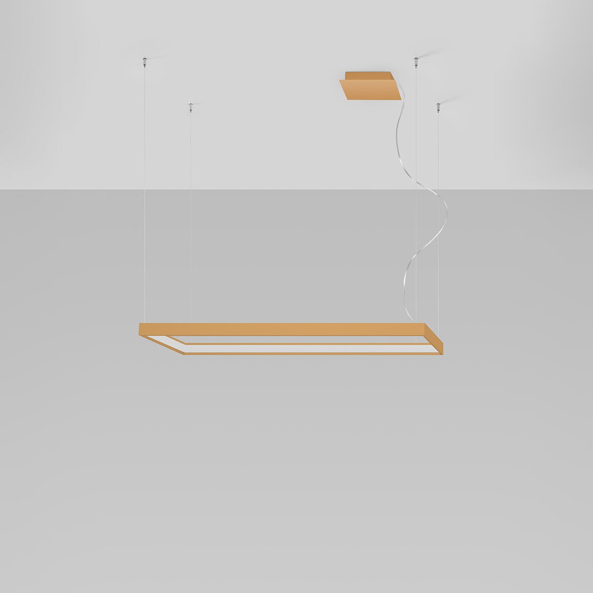 Kronleuchter "TUULA M" 4000K – Pendelleuchte in Golden | Dexity Lichtdesign