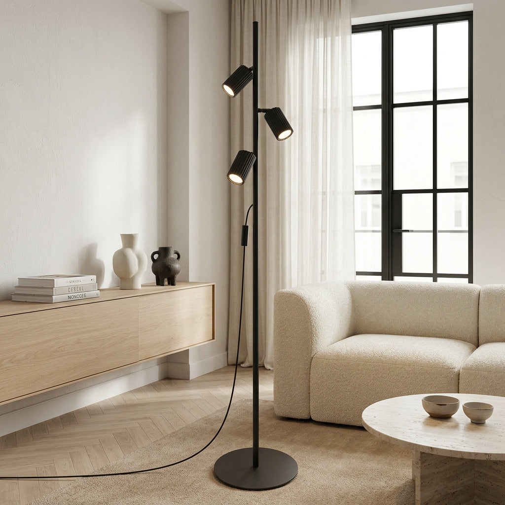 Stehlampe "KARBON 3"