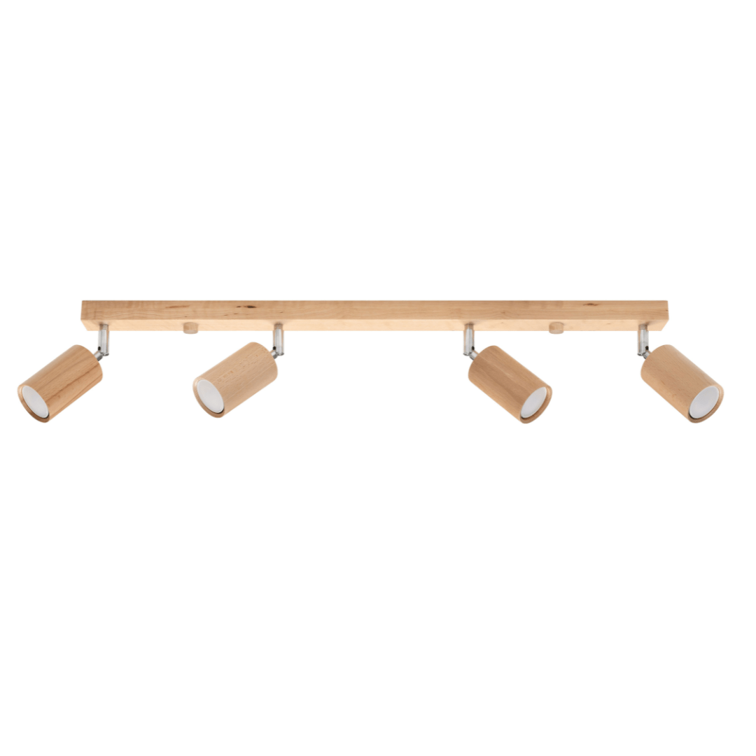 Naturholz - Deckenleuchte „Berg 4“ – Deckenlampen in Naturholz | Dexity Lichtdesign